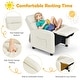 preview thumbnail 15 of 32, Gymax Kids Recliner Chair Adjustable Leather Sofa Armchair w/ Footrest