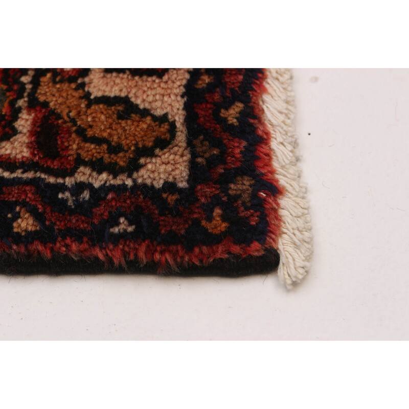 ECARPETGALLERY Hand-knotted Andelz Red Wool Rug - 3'5 x 14'9