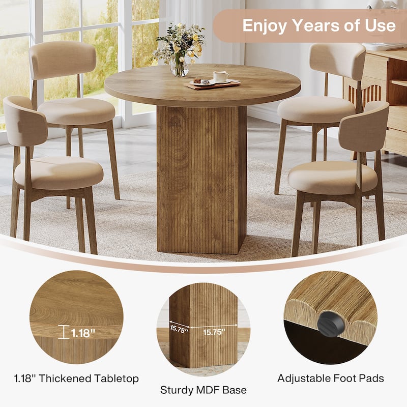 Small Round Dining Table for 2