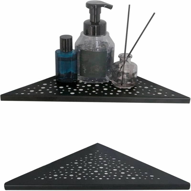 Corner Shower Shelf Bathroom Shower Shelves - Matte Black