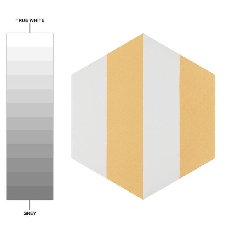 Merola Tile Porto Capri Hex Dandelion 8-5/8" x 9-7/8" Porcelain Floor and Wall Tile