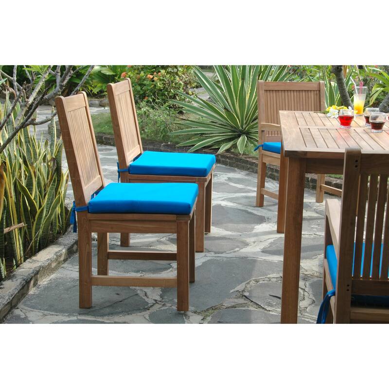 Rectangular Dining Set - 7 Piece Table & Chair Set - Mediterranean Style - Modern Kitchen Furniture