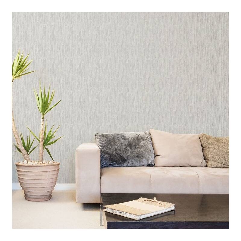 Advantage Wheeler Light Grey Texture Wallpaper - 20.5 x 396 x 0.025