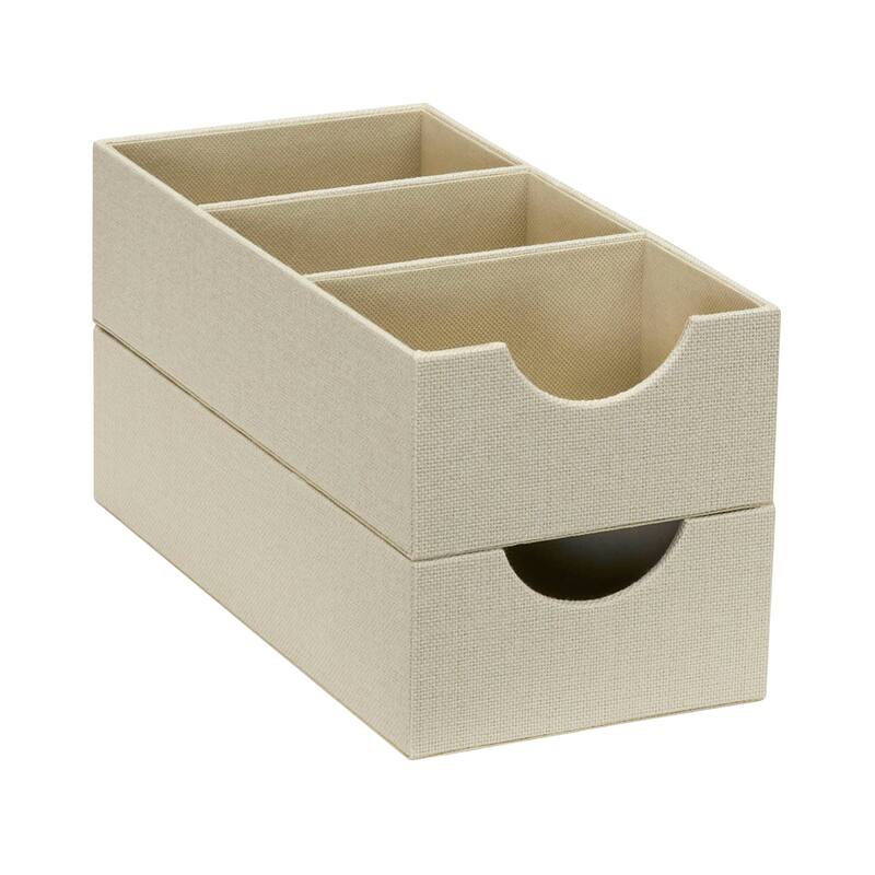 Household Essentials 3-Compartment Drawer Organizers