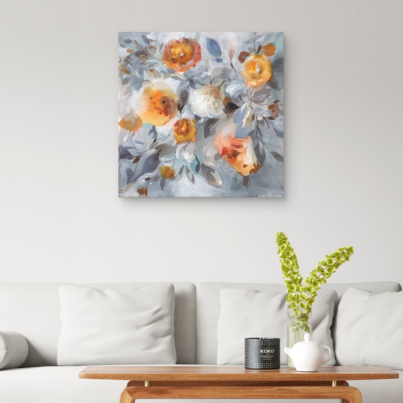 Floral Uplift by Danhui Nai Canvas Art Print