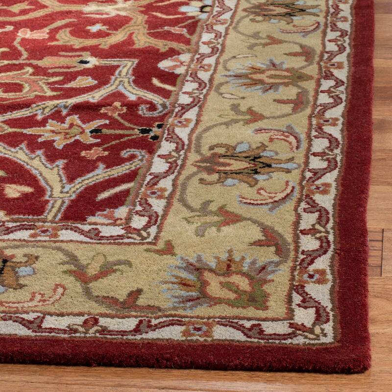 SAFAVIEH Handmade Heritage Abc Traditional Oriental Wool Rug - 2'3" x 4' - Red/Gold