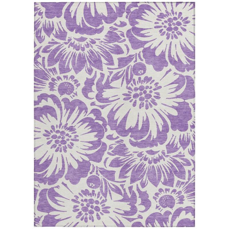 Sasi Garden-Inspired Weather Resistant Versatile Elegance Runner Outdoor Rug