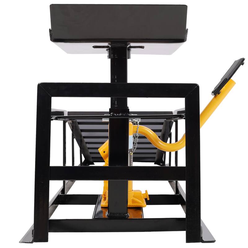 Auto Car Truck Service Ramps Lifts with Pedal, Garage Car Lift Hydraulic Ramps 5 Ton,(2 Pack) black