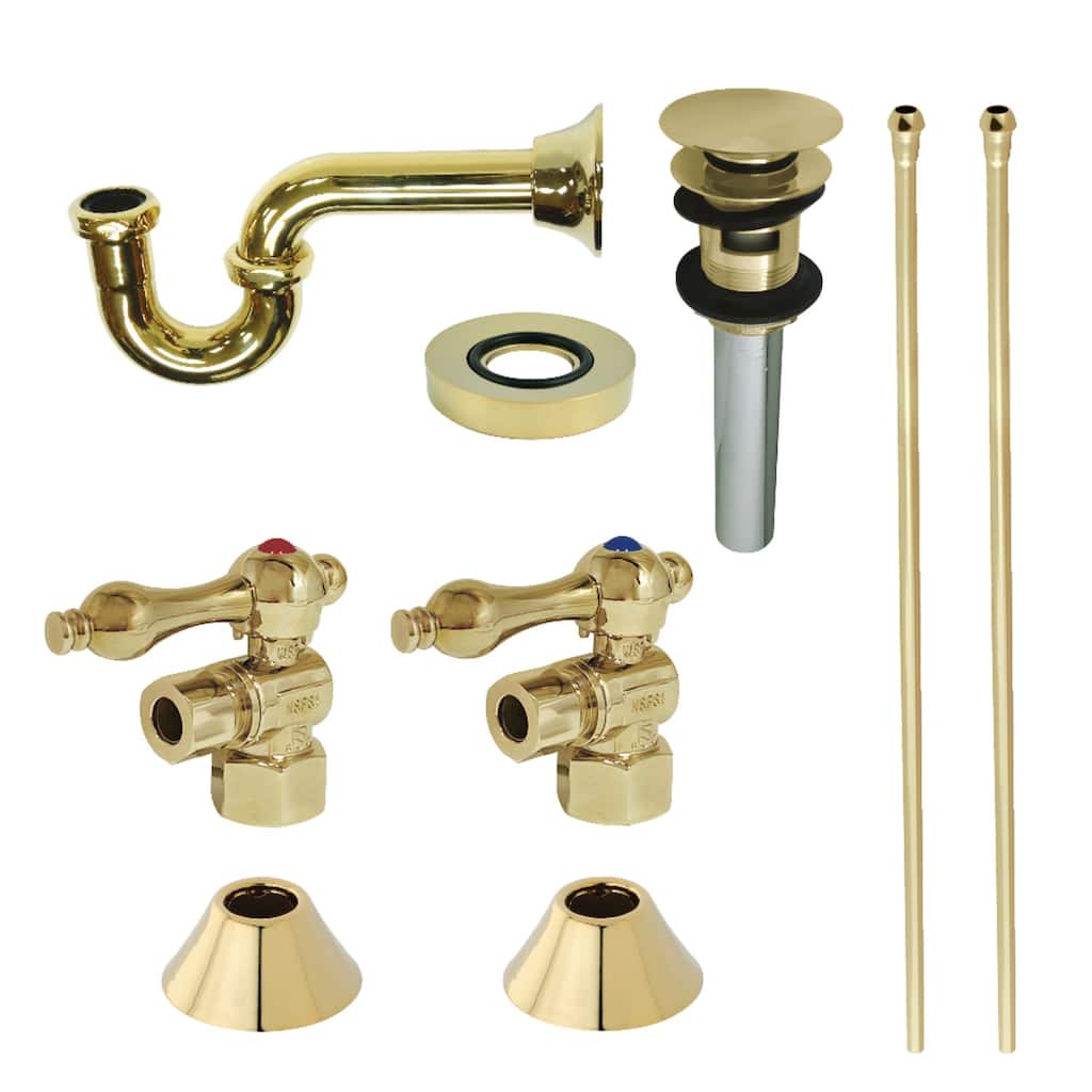 Kingston Brass Trimscape Plumbing Sink Trim Kit with P-Trap and Overflow Drain
