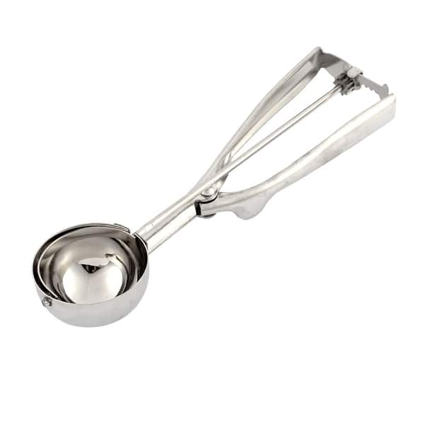 Kitchenware Stainless Steel Spring Handle Fruit Ice Cream Scoop 22cm Length  - Bed Bath & Beyond - 18743298