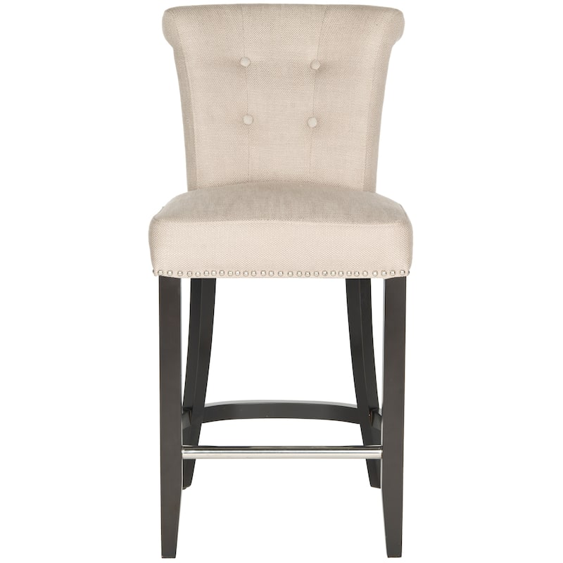 SAFAVIEH Deedee Charcoal Ring Counter Stool - 19.6" x 24.2" x 39.8" - 20Wx24Dx40H