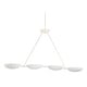 preview thumbnail 1 of 9, Kovacs P1318 Undertas 4 Light 48" Wide Linear Chandelier Piastra Plaster