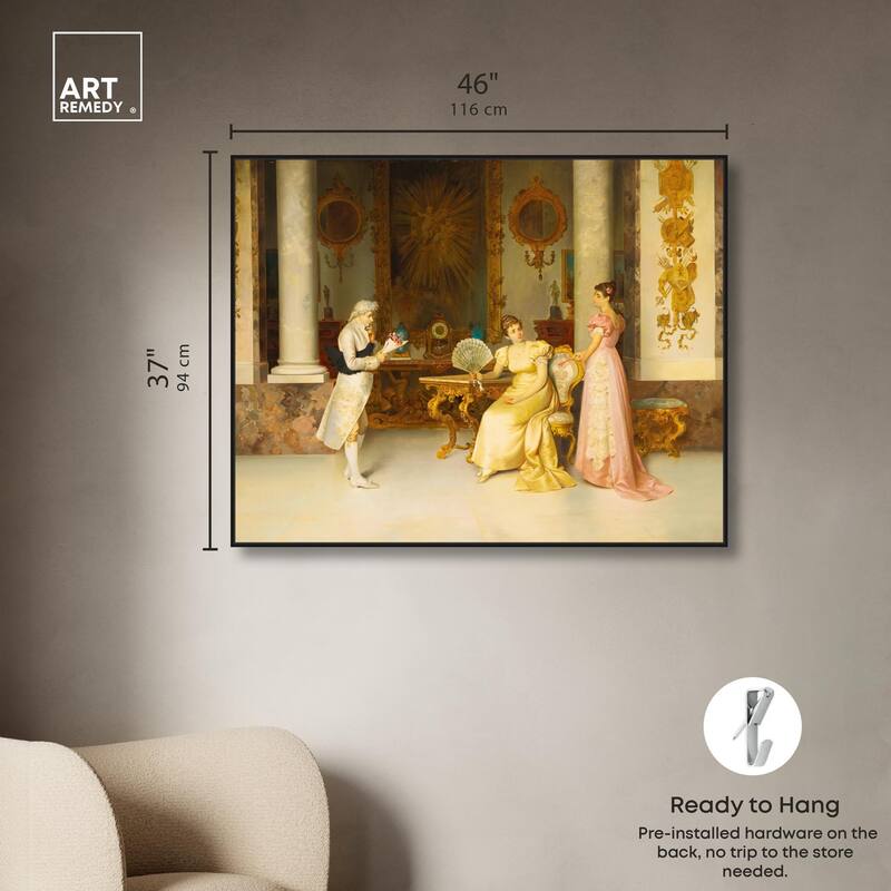 Bashful Suitor Canvas by Art Remedy