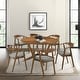 preview thumbnail 9 of 90, Set of 2/4/6 - Santana Mid-Century Modern Upholstered Wood Dining Chairs