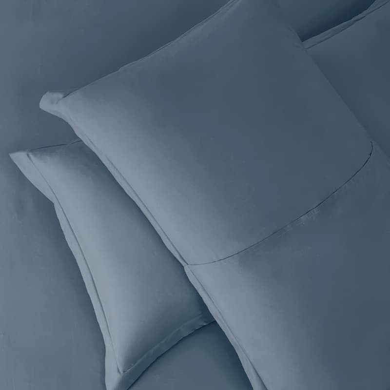 Emperyan 3 Piece Duvet Cover Sets, Soft Double Brushed Duvet Covers with Button Closure