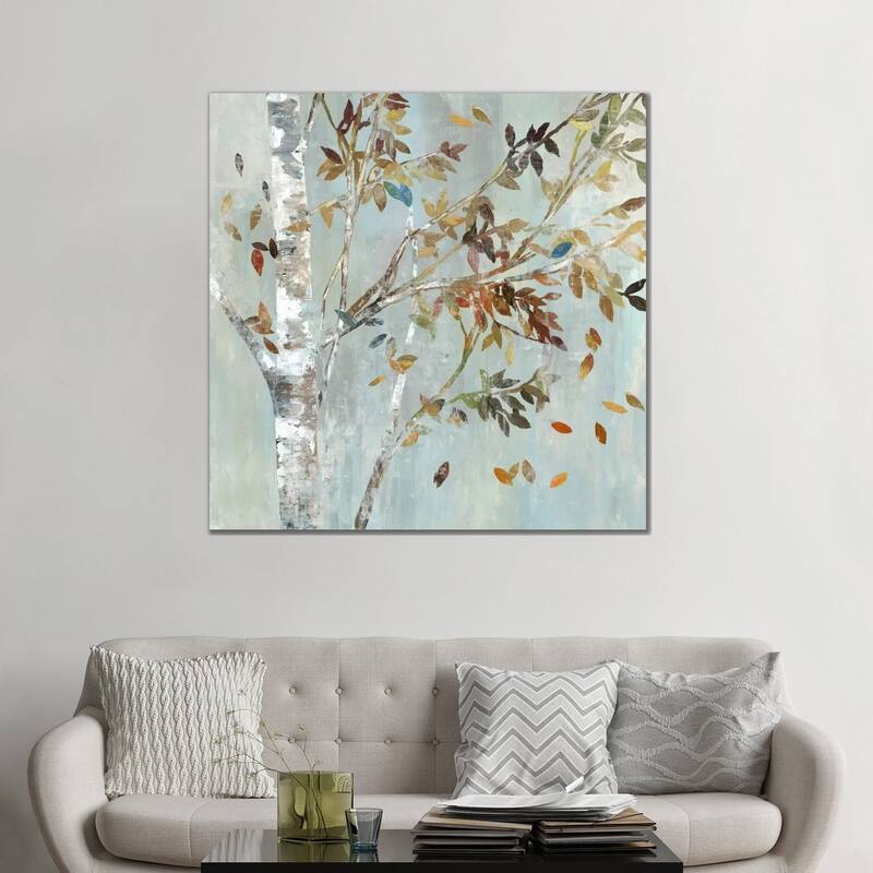 iCanvas "Birch With Leaves I" by Allison Pearce Canvas Print