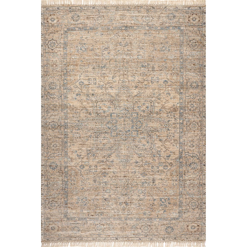 Lennox Persian Medallion Tassel Area Rug