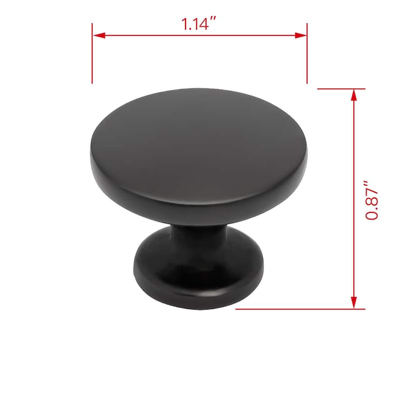 Utopia Alley Emme Cabinet Ring Pull Knob - Decorative Cabinet Drop Pull Knobs for Cabinets and Drawers, Pull Knobs 1.14"