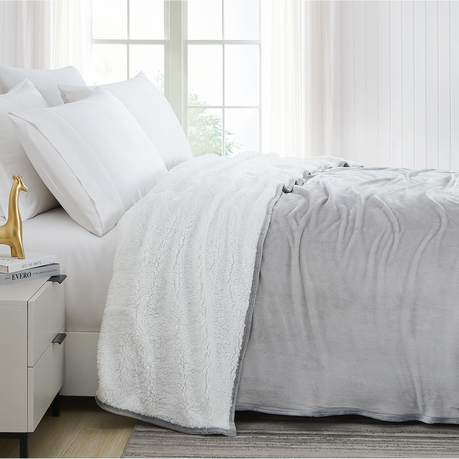 Sherpa weighted blanket bed bath and beyond sale