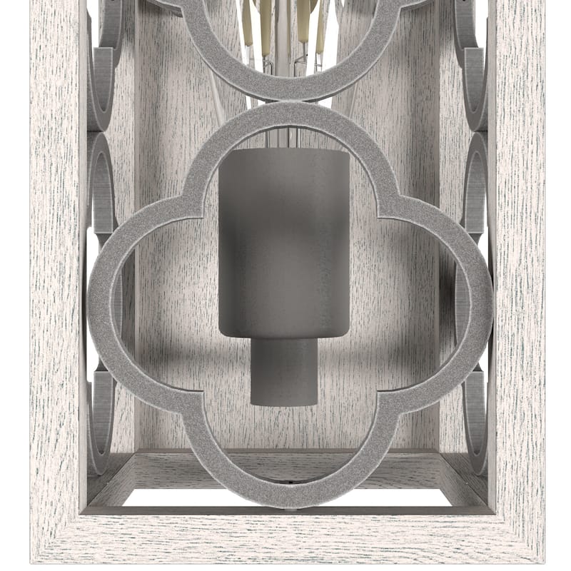 Hunter Gablecrest 1-Light Wall Sconce - Bathroom, Hallway, Bedroom - Modern Farmhouse, Distressed - Damp Rated!