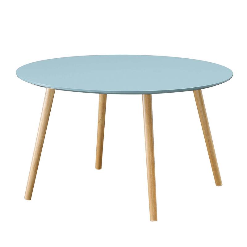 Convenience Concepts Oslo Round Coffee Table - Sea Foam Blue