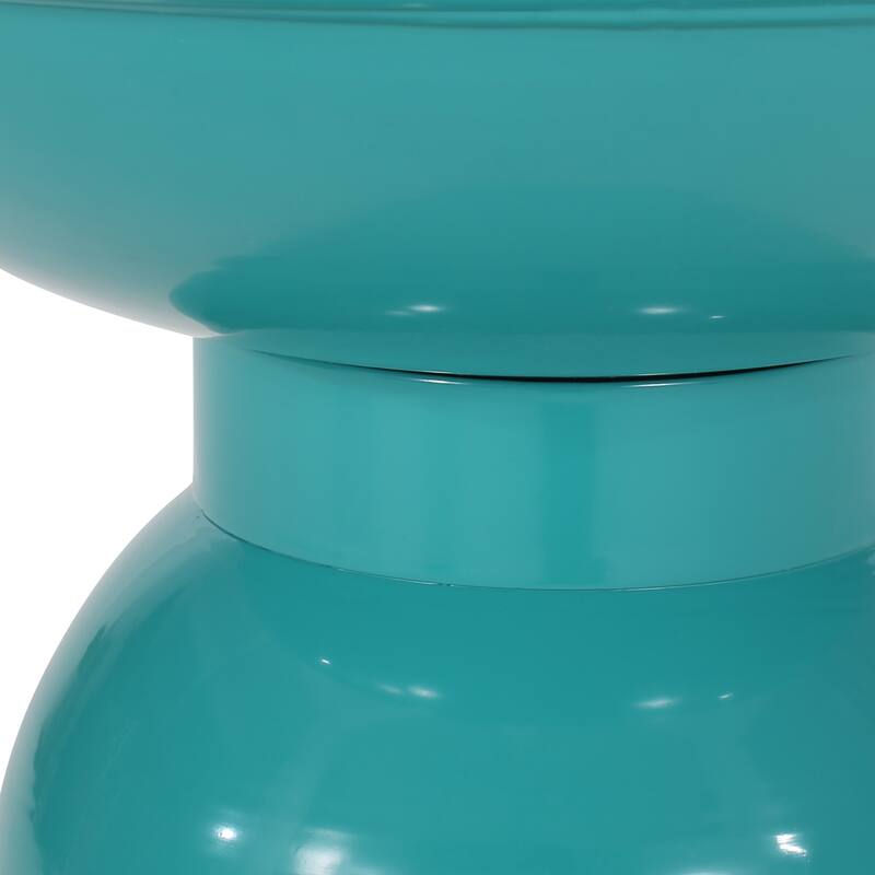 Outdoor Metal end table -Large