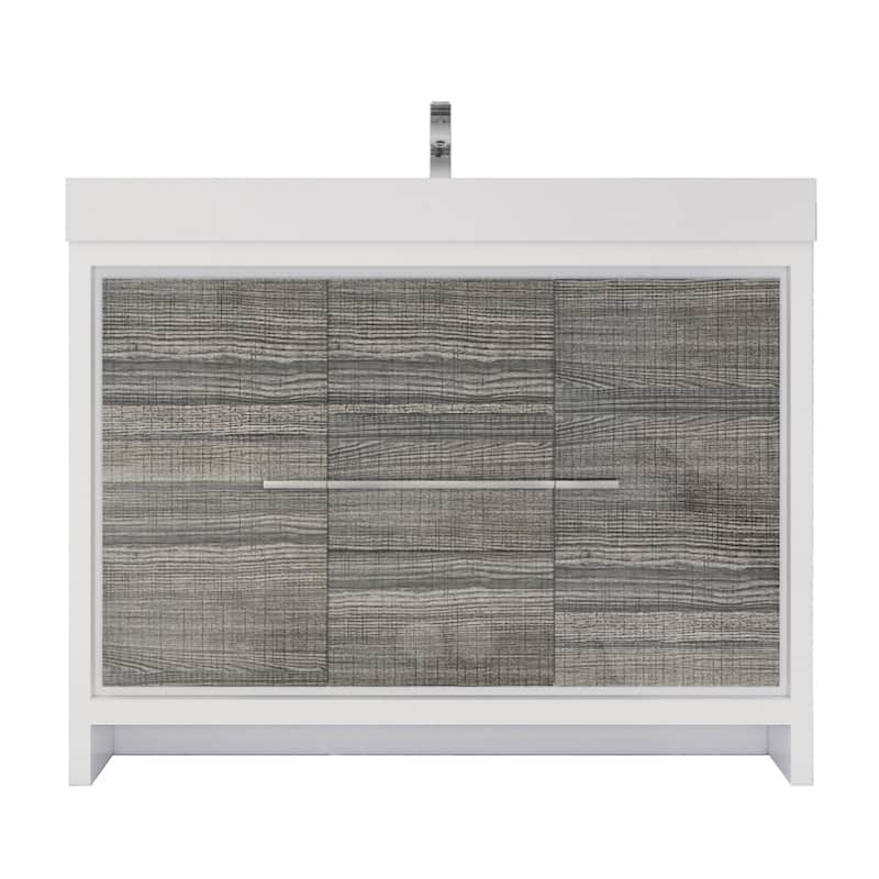 Dove 48'' Freestanding Vanity with Reinforced Acrylic Sink