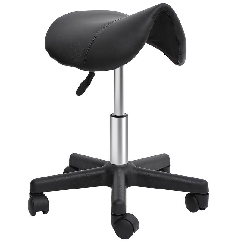 Carbon Loft Wilbur Adjustable Saddle Salon Massage Stool - 13.75*15*23.75