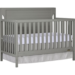 Dream On Me Cape Cod 5 in 1 Convertible Crib - Storm Grey