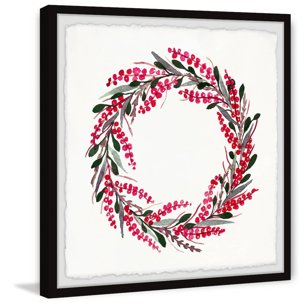 'Wreathe of Love III' Framed Painting Print