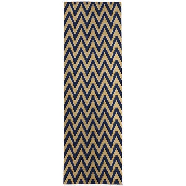 TWINE NAVY and GOLD Kitchen Mat by Kavka Designs Bed Bath & Beyond
