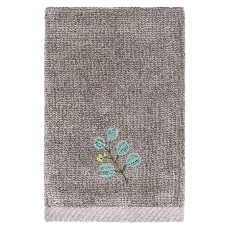 Authentic Hotel and Spa 100% Turkish Cotton Botanica 3PC Embellished Towel Set