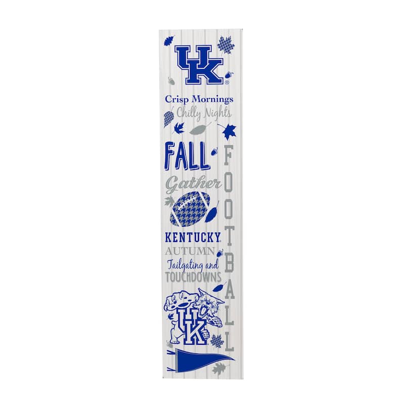 47" Double Sided Seasonal Porch Leaner, University of Kentucky - 47" x 11.25"
