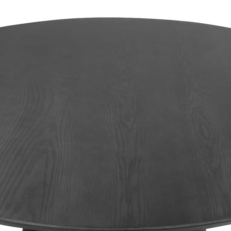 Blake Black Round Wood Dining Table