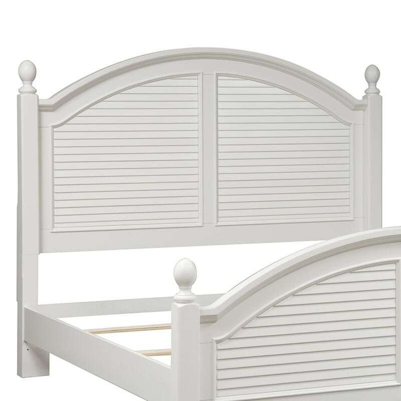 Summer House I Oyster White Poster Bed - King or Queen Option