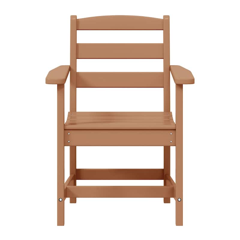 Polytrends Shoreside 6-Piece Arm Chair Dining Set With Bench