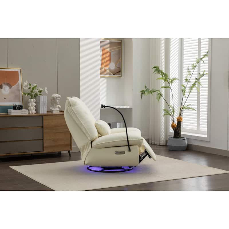 Four Modes Of Intelligent Voice Control,Atmosphere Lamp,Bluetooth Music Player,USB Ports,Back And Forth Swing