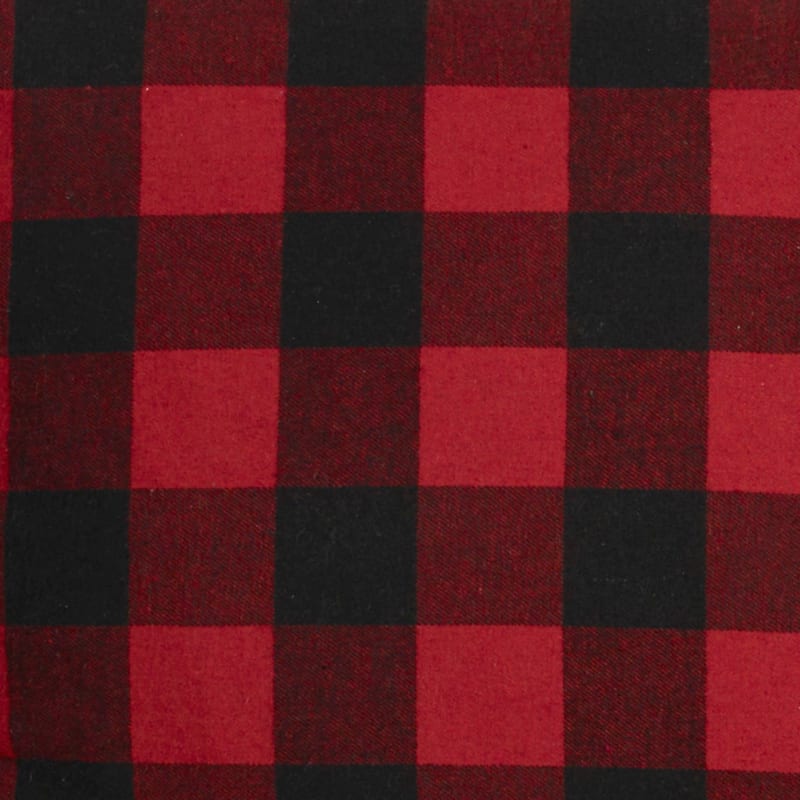 Eddie Bauer Cabin Plaid Red Sherpa Throw and Pillow Set