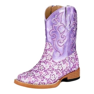 purple girls boots