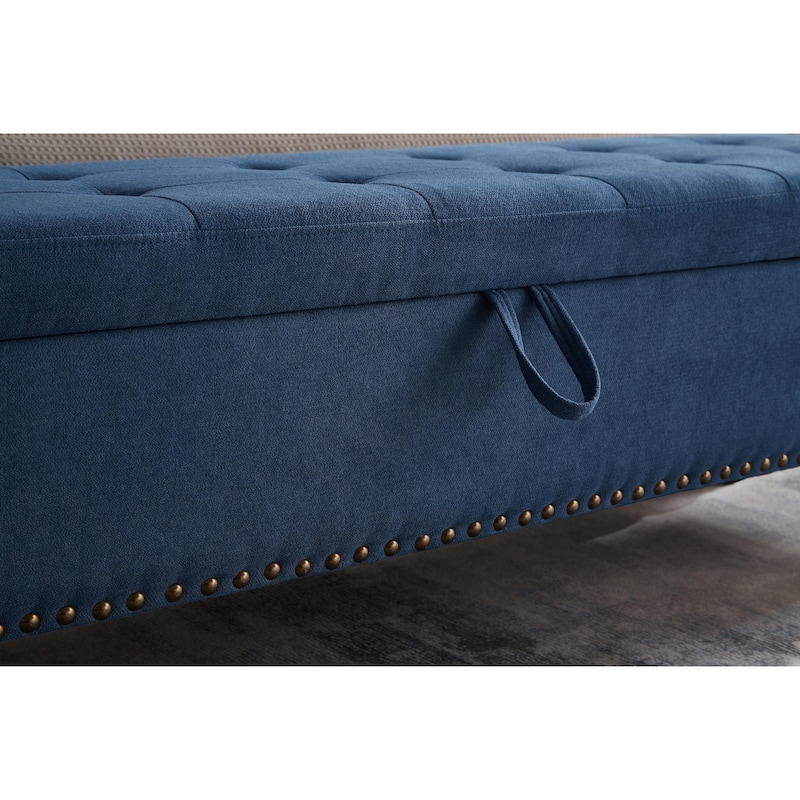 59" Bed Bench with Storage