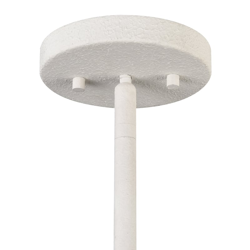 Elk Home Sophie White Coral Finish With White Paper Rope Shade Pendant