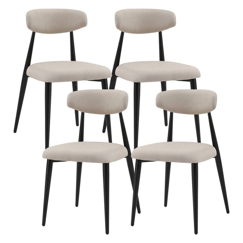 Modern Upholstered Dining Chairs Set of 4