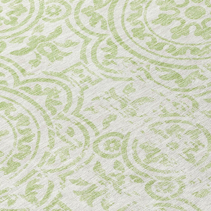 Machine Washable Indoor/ Outdoor Chantille Vintage Suzani Rug