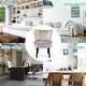 preview thumbnail 22 of 31, Costway Set of 2 Armless Accent Chair Upholstered Leisure Chair Single - 23'' x 27.5'' x 30''