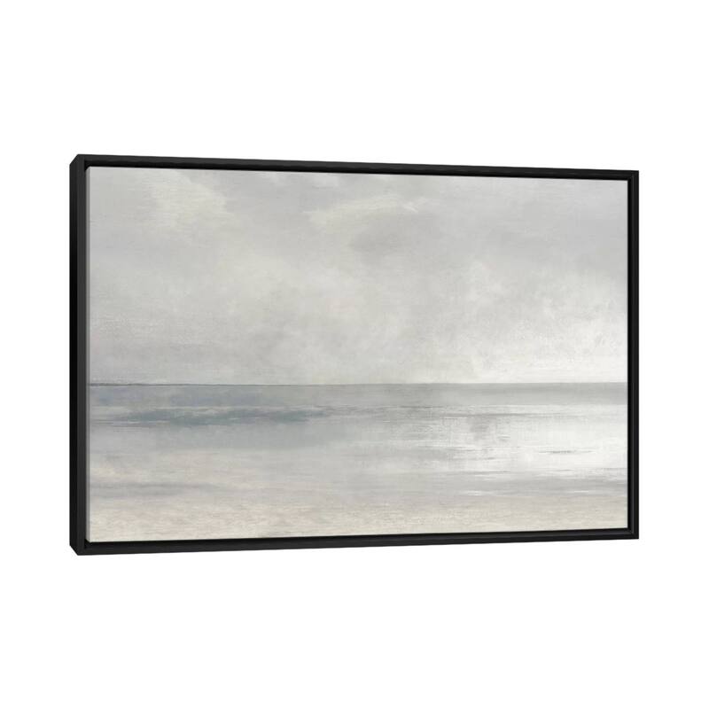 iCanvas "Pastel Seascape II" by Christy McKee Framed Canvas Print - Black - 26x40