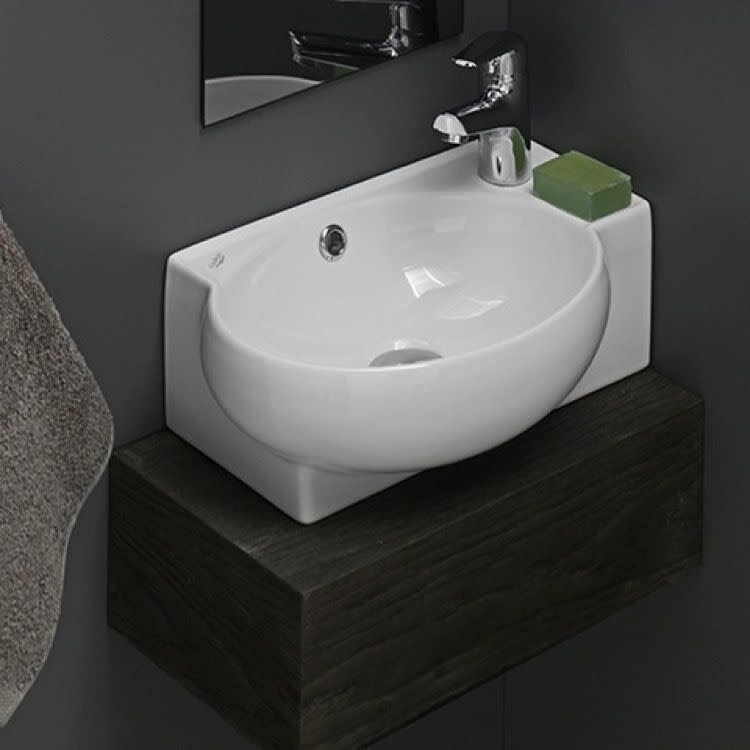 Shop Nameeks 001300 U Cerastyle 17 1 2 Ceramic Wall Mounted
