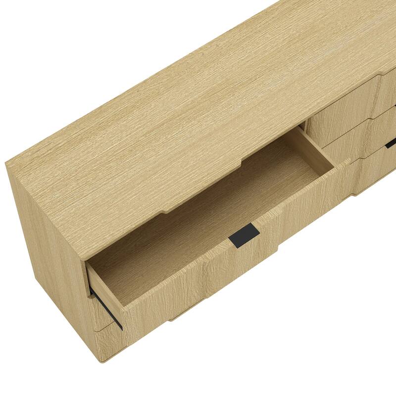 Clive 72 Inch 6 Drawer Bedroom Dresser