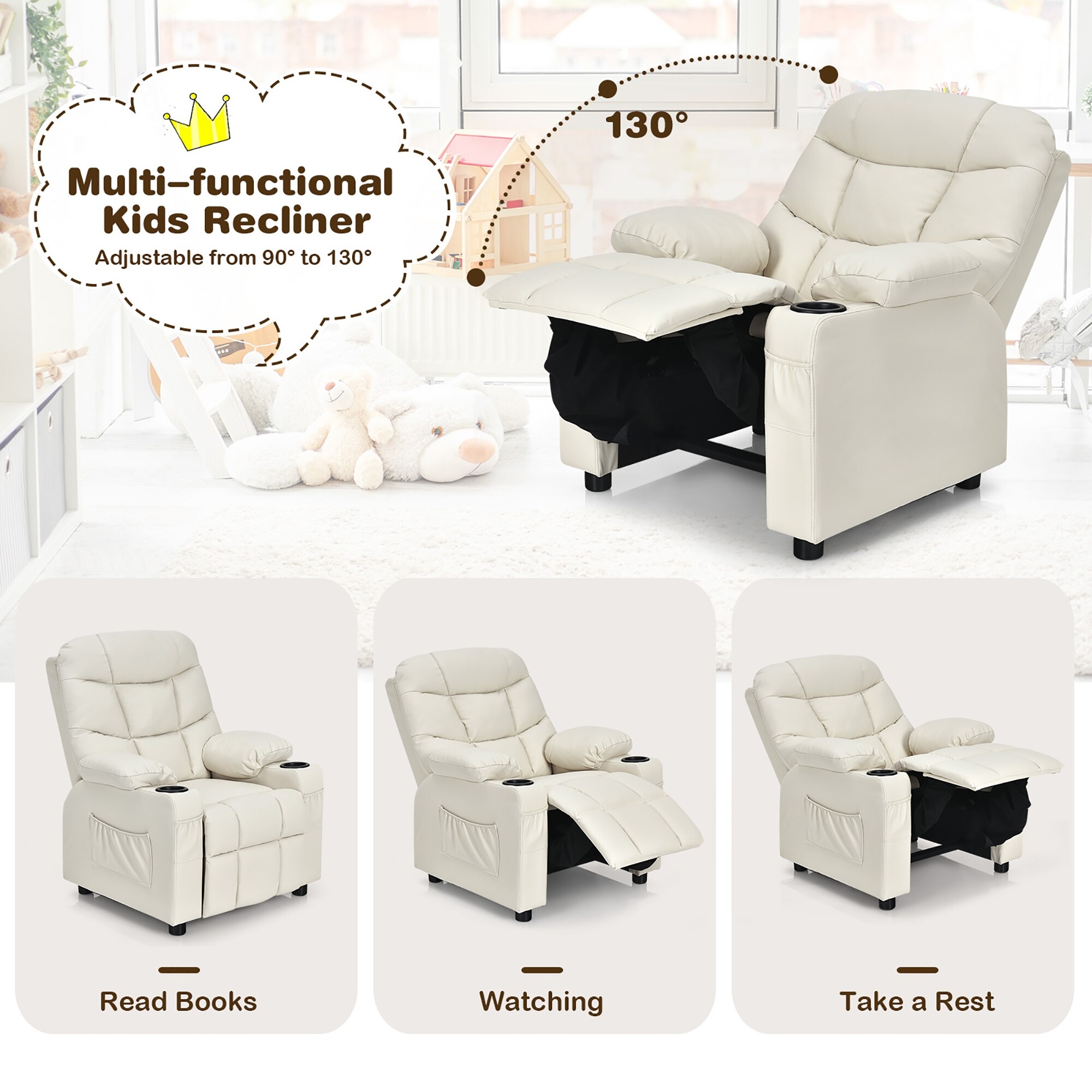 Child recliner with name deals