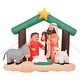 preview thumbnail 16 of 14, Fraser Hill Farm 7-Ft. Wide Nativity with Mary, Joseph, Baby Jesus, and Animals, Blow-Up Christmas Inflatable w/ Lights