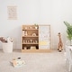 preview thumbnail 2 of 28, Kids Montessori Book Shelf, Shelves for Toys by Comfy Cubs